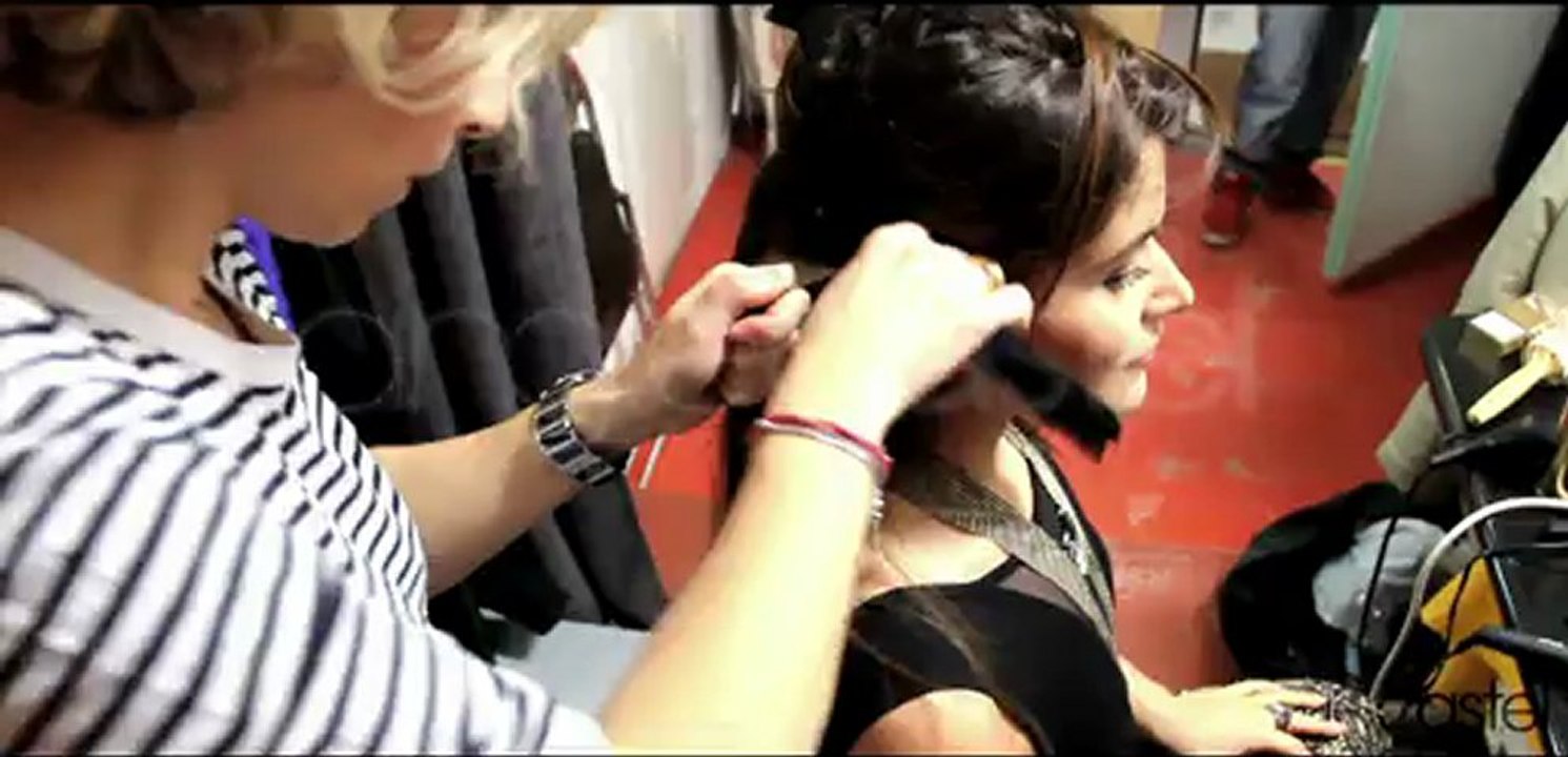 Making Of du shooting photo d'Angie Castel