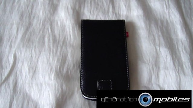 test étui en cuir (Alu-Cuir) pour HTC One X