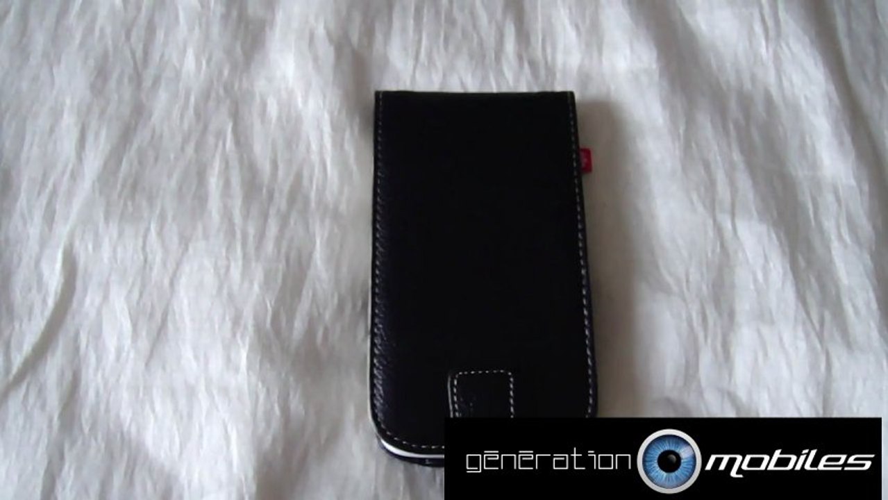 test étui en cuir (Alu-Cuir) pour HTC One X
