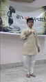 Parth Prashant Assar giving speech as Narendra Modi - Vibrant Gujarat 2013