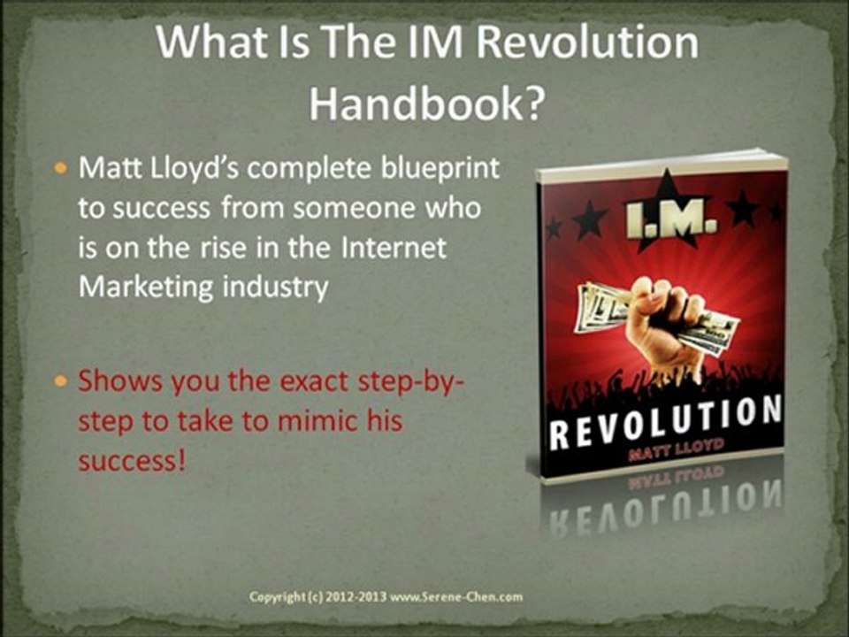 My Online Business Empire MOBE IM Revolution Review|What is IM Revolution|IM Revolution|Matt Lloyd