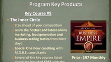 My Online Business Empire Products & Courses | Find out about Matt Lloyd MOBE License Rights Program