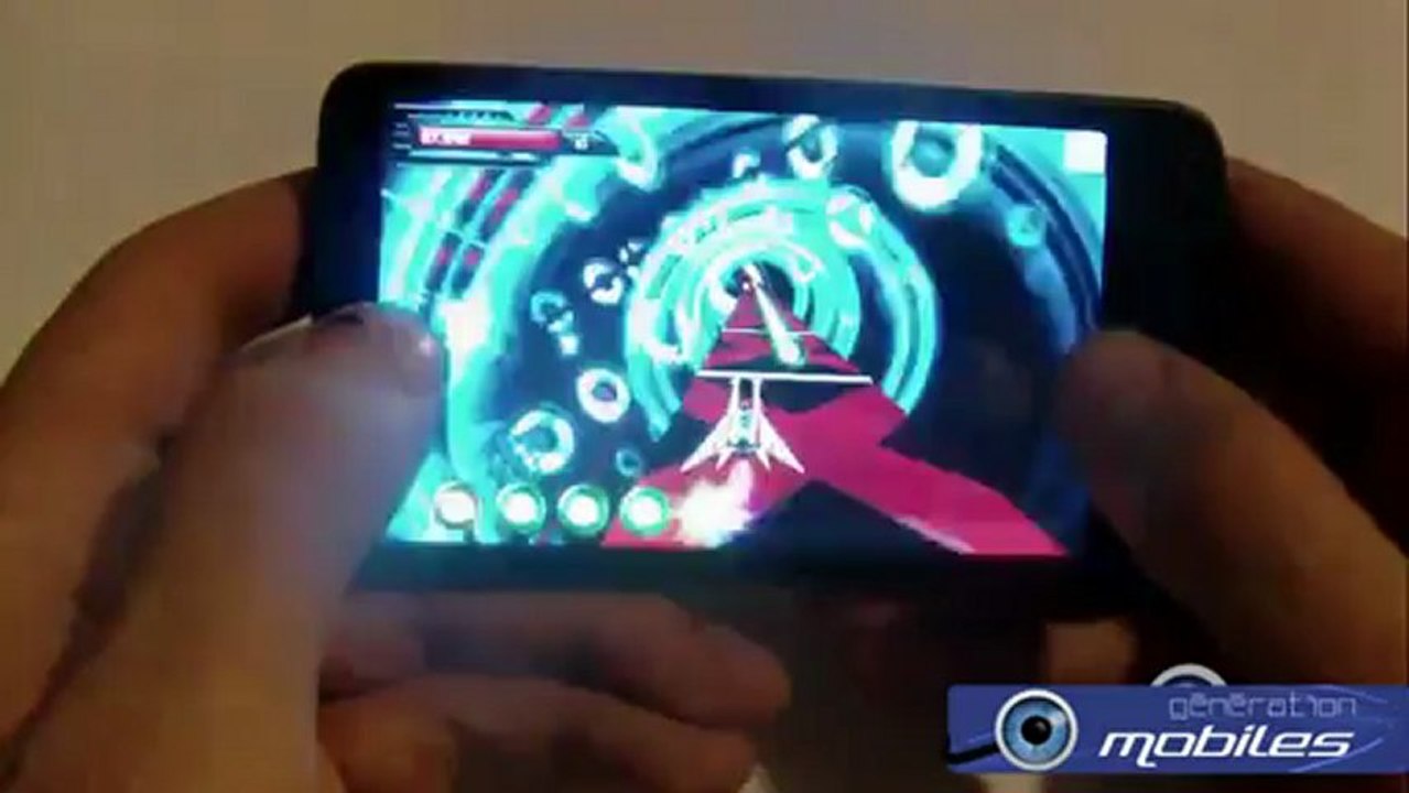 Rhythm Racer 2 sur HTC HD2 Android - www.generationmobiles.net