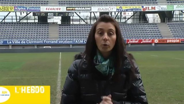 ASM Clermont Auvergne : L'Hebdo du 11/01/2013
