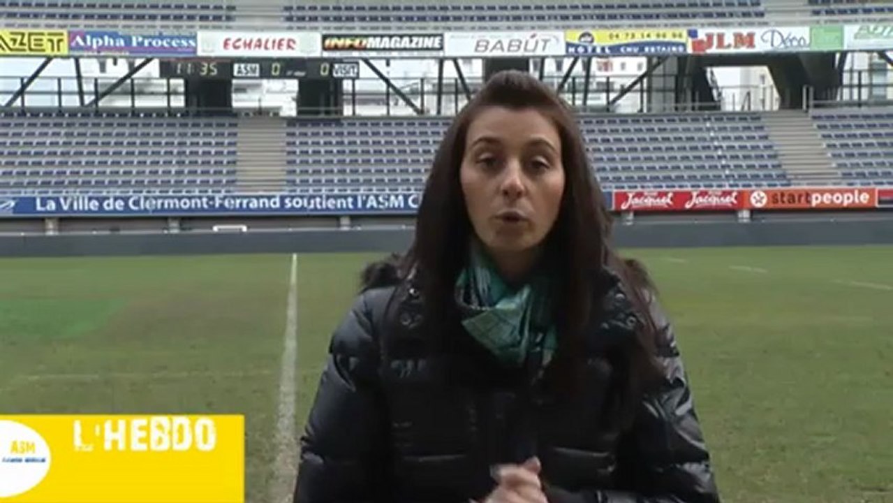 ASM Clermont Auvergne : L'Hebdo du 11/01/2013