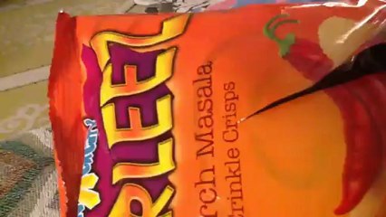 Chips packet explodes