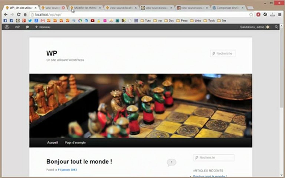 Minification du HTML des fichiers du thème utilisé Wordpress