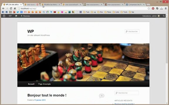 Minification du HTML des fichiers du thème utilisé Wordpress