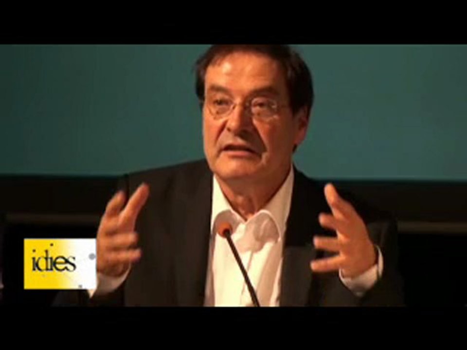 Rencontres 2012 de l'Idies : intervention de Pierre-Alain Muet