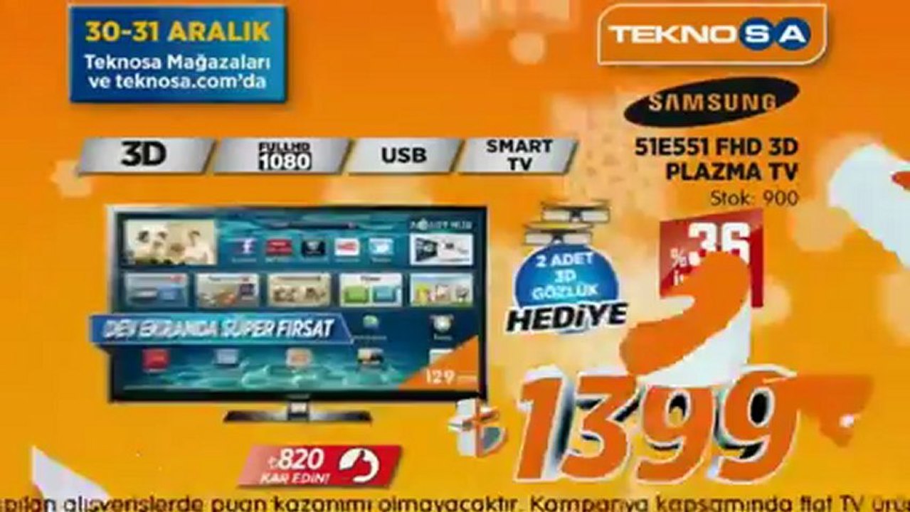 Turuncu Aralık 30-31 Aralık