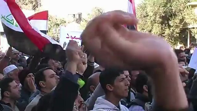 Sunitas protestam em Bagdá