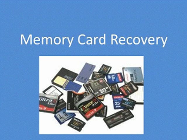 Free memory card data recovery software