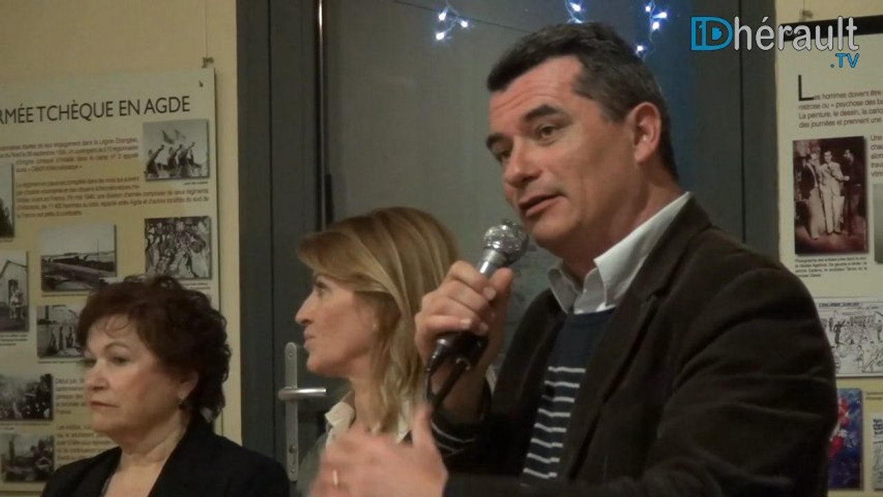 Agde : Exposition sur l'histoire du Camp d'Agde (Intervention Gilles d'Ettore)