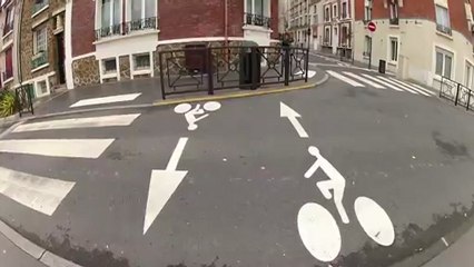 Vincennes piste cyclable à haut risque pour finir à pied