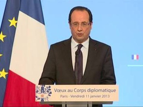 Mali : Hollande affirme que la France répondra strictement dans le cadre de l'ONU