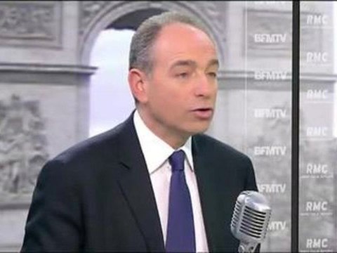 Copé heureux après l'accord à l'UMP