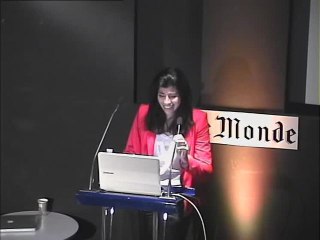 Intervention de Mouna El-Mokhtari devant la Monde Académie