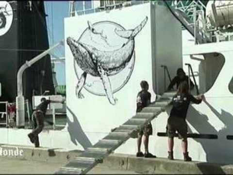 Sea Shepherd dévoile son nouveau bateau anti-baleinier