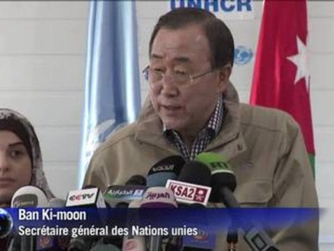 Pour Ban Ki-Moon, l'aide aux réfugiés syriens est insuffisante
