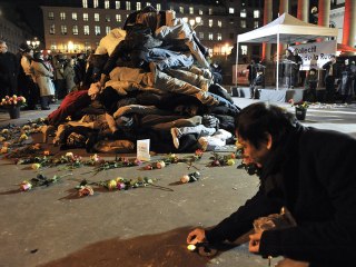 Un hommage rendu aux personnes mortes dans la rue