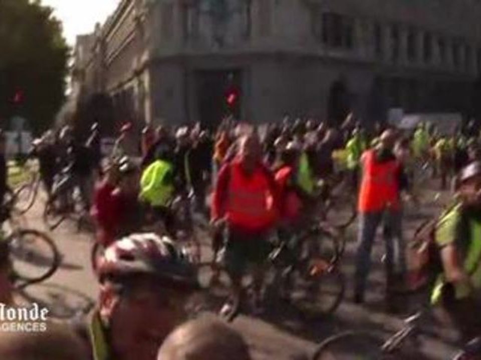 Frictions entre police et manifestants à Madrid
