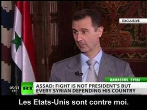 Pas de guerre civile en Syrie, selon Bachar Al-Assad