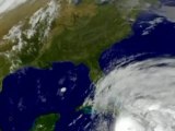 Le passage de Sandy sur la côte est américaine vu depuis l'espace