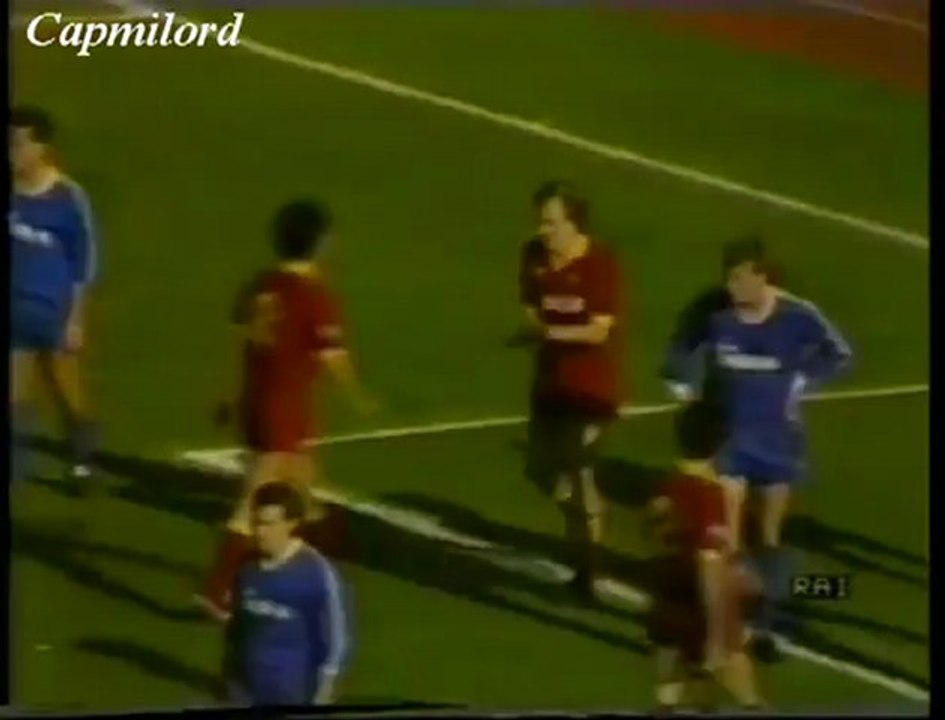 ROMA-Empoli 2-1 Baroni, Baldieri Ottava giornata Ritorno 22-03-1987