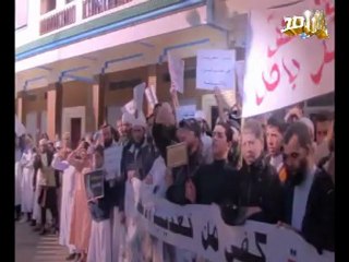 الراصد بتطوان /  جانب من وقفة يوم الجمعة بحي بيصة بمدينة الفنيدق (تطوان) 11/01/2013