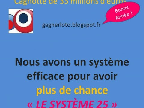 Tirage euromillions vendredi 11 janvier 2013 et encore 4 bons numéros avec notre système