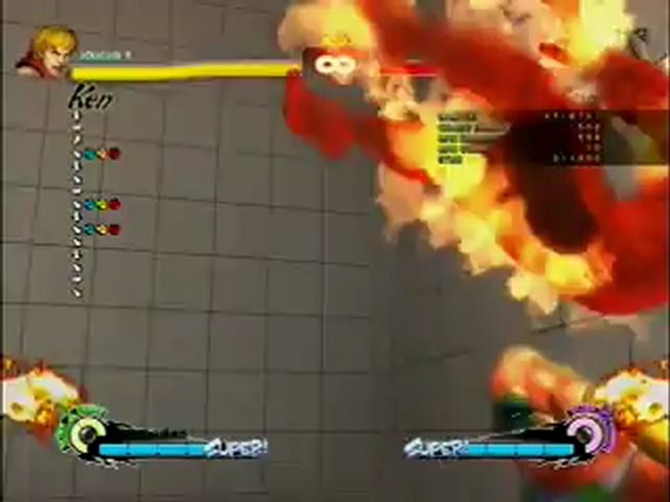 SSF4 AE 2012 - Ken - 731 Damage Combo