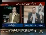 Brave Journalist Talat Hussain Shuts the Mouth of MQM Raza Haroon on disgrace to Quaid i Azam