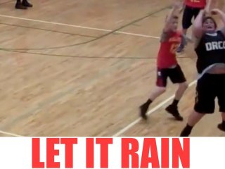 Amazing Last Second Shot from Young Church Basketball Player