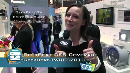 CES 2013 - Panasonic 4K 20-Inch Tablet - GeekBeat.TV