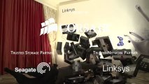 Linksys New AC Router Products - EPIC Surprise at the End - Linus Tech Tips CES 2013