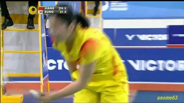 Victor Korea Open 2013 ~ WSR2 ~ Ji Hyun Sung[KOR] vs Yanjiao Jiang[CHN]