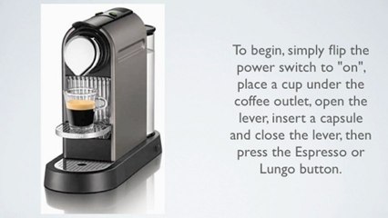 Nespresso CitiZ C110 Espresso Maker