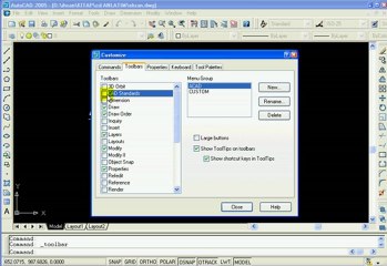 Ekran, Menü ve Araç çubukları