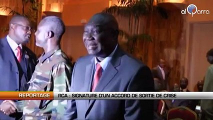 RCA : Signature d’un accord de sortie de crise