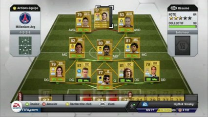 Millenium TV | FUT 13 | Aquino et Vinsky font une équipe pour moins de 10 000 crédits | Argentine