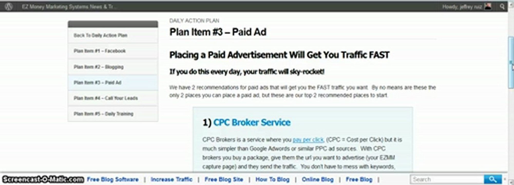 Inside Of Ez Money Training