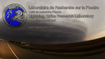 Orage supercellulaire/Supercell thunderstorm - Laboratoire de Recherche sur la Foudre