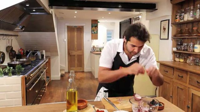 ·	Spanish olives marinated in sweet pimentón, red onion and fennel seeds