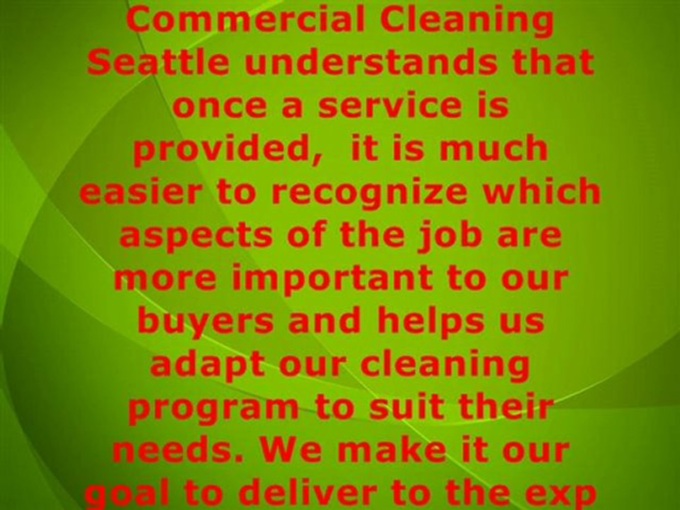Commerical Cleaning Seattle