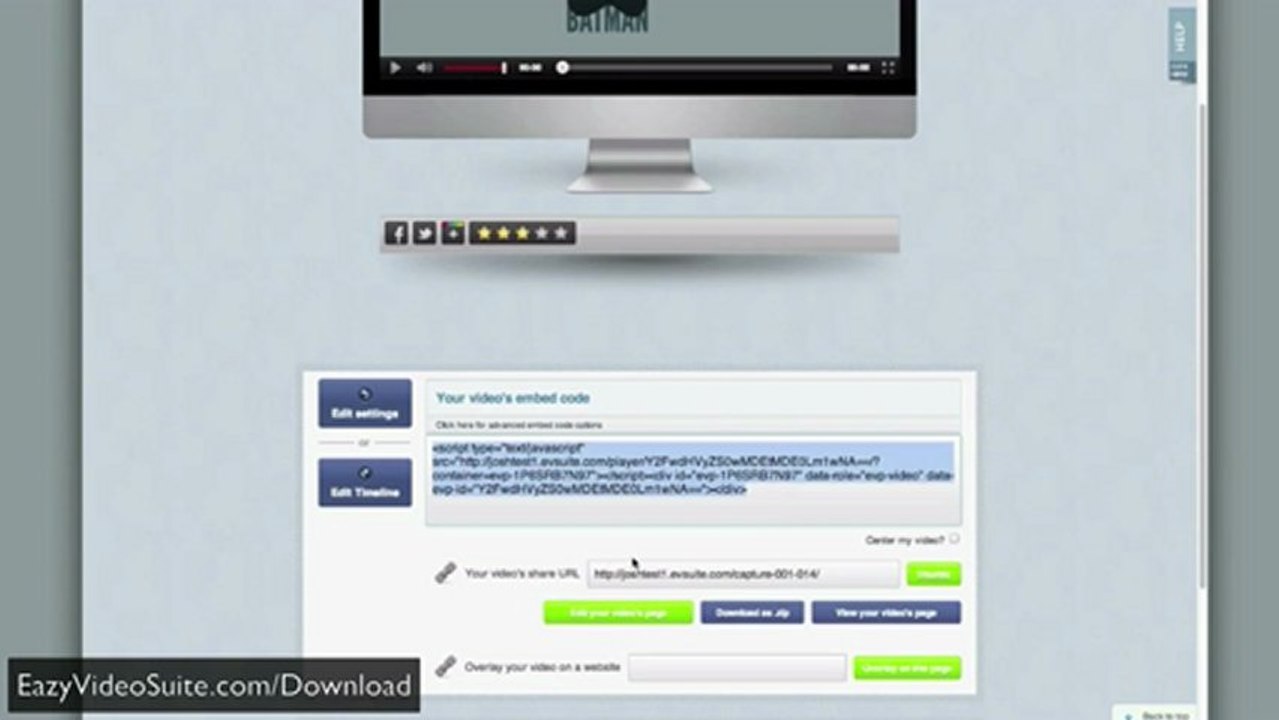 Easy Video Suite - Josh Bartlett Demo's EVS - EazyVideoSuite.com
