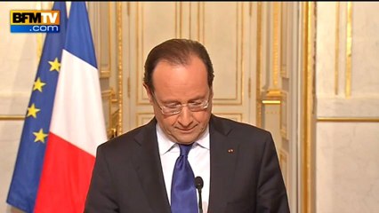 Hollande : "Un coup d'arrêt a été porté à nos adversaires" au Mali