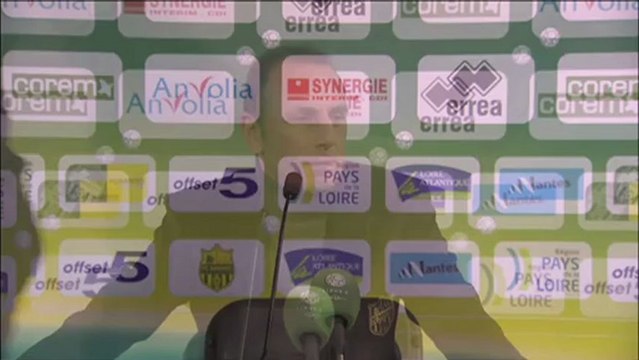 Conférence de presse FC Nantes - Nîmes Olympique : Michel DER ZAKARIAN (FCN) - Victor ZVUNKA (NIMES) - saison 2012/2013