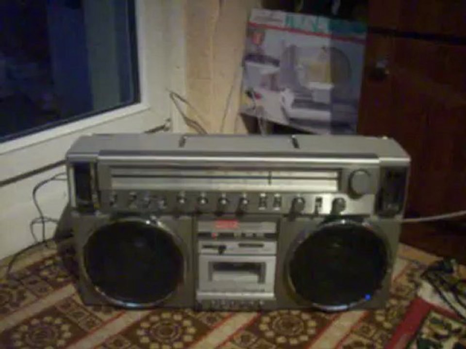 Crown CSC 970 Boombox Sound Test ohne Tape