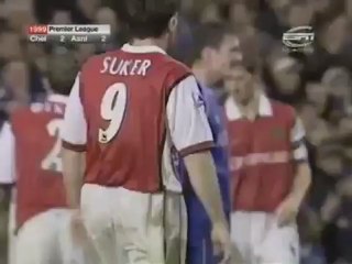 Chelsea 2 - 3 Arsenal 1999 Kanu Hat trick - YouTube.flv