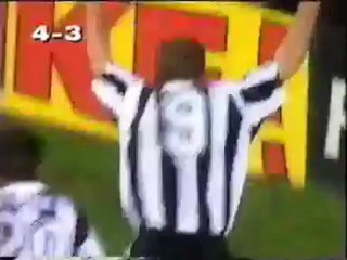 Newcastle United 4 Leicester City 3 Goals. 1997